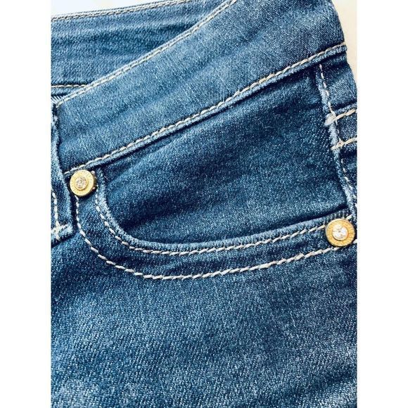 Brappers Royal Bootcut Denim Jeans Embellished Accent Stitch sz M - Picture 5 of 11